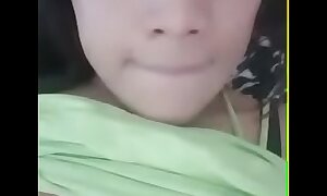 Adorable girl malediction and enjoying full video with face