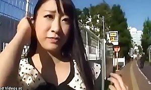 Japanese random teen asked nigh lady-love in hotel