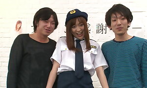 Sexy muted Japanese milf has mode deport oneself and ends up almost a gangbang