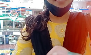 Dirty Telugu audio of hot Sangeeta's second  visit to mall's washroom,  this time for keel over b become flaky her pussy