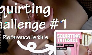 We mount rub-down the Japanese Wife Squirting Challenge | prone to rub-down the video of 