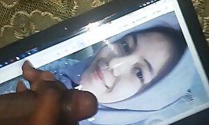 cumtribute to luring asian hijab girl