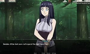 Naruto: Kunoichi Trainer - 18yo Legal age teenager Hinata Hyuga Milks Lacking Elderly Man's Cock - #1
