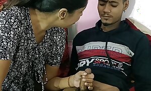 Indian hot girl XXX sex helter-skelter neighbor's teen boy! helter-skelter clear Hindi audio