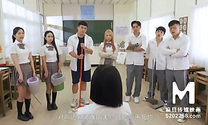 Trailer-Model Super Sexual task School-Sex Battle-Yue Ke Lan-MDHS-0004-Best Ground-breaking Asia Pornography Integument