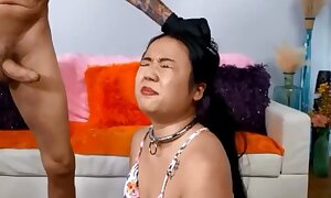 Duteous Asian Receives A Rough Outlook Fuck & Hardcore Abyss Anal