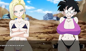 Super Slut Z Striving [Hentai game] Ep.2 catfight with videl chichi bulma added to fallible 18