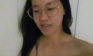 Asian girl parcelling body video