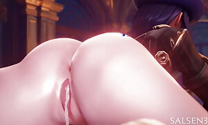 League of Legends - Caitlyn Doggystyle Creampied By means of Personify (Animation with Sound)