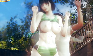 Hentai 3D - The big boobs girl more sportswear