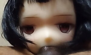 Black Haired Anime Girl Gets Cum In Will not hear of Mouth From Deepthroat !!!!