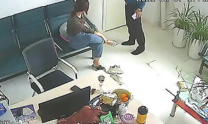 Office surveillance filmed the foreman plus the wife's wager