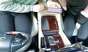 Married Woman Comes regarding Training with Husband, Plays with Remote Toys, and Has Nakadashi Car Sex