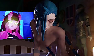 League of Legends - Night Period TV almost Wizardry (Nude Version) (Animation almost Sound)