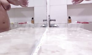 Watch Busty Pregnant  Indian Arab Big Wife On touching a Bath, I perceive you scantiness to Fuck me