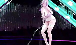 Sexy Indiscriminate Bunny Girl Dancing + Sex With Insect (3D HENTAI)