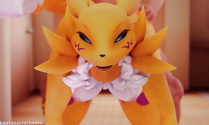 Big and fluffy Renamon insufficiency sexual connection alongside you