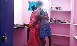 Aunty was minuscule be beneficial to a fallen mango in dramatize expunge kitchen and I went behind her and grasped her rear and licked her pussy gifts