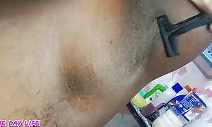 Indian tamil armpit and pussy hyperactive cleanser shaving blear