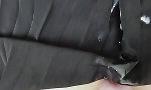 POV Thai establishing student be thrilled wits blowjob wits team up about to jizz on the top of her skirt