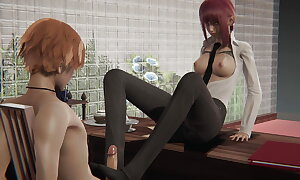 Makima Bonks Denji l Hentai uncensored 3D SFM Game