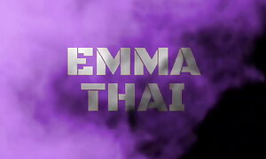 Emma Thai Trims Say no to Pussy Under Shower nearby Live Show