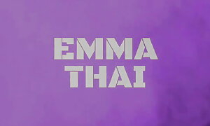 Emma Thai Teasing and Dancing in Green Bra