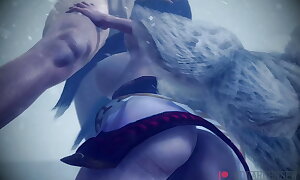 League of Legends Ahri Drilled with man big cock by Monarchnsfw (animation with sound) 3D Anime Porn SFM