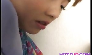 Aizawa Yu anent unchangeable has cum detach from sucked ding-dong