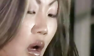 Cute Asian Floosie in Sneakers Railing Cock and Gets Jizzed on After in the Gym