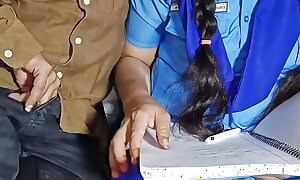 Salma was screwed a lot by her teacher, her irritant plus pussy were screwed while she was studying, video viral mms